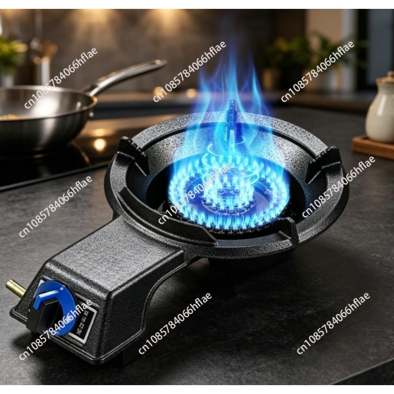 Commercial Kitchen Stove - 고온 단일 가스 버너, 가정용 주방