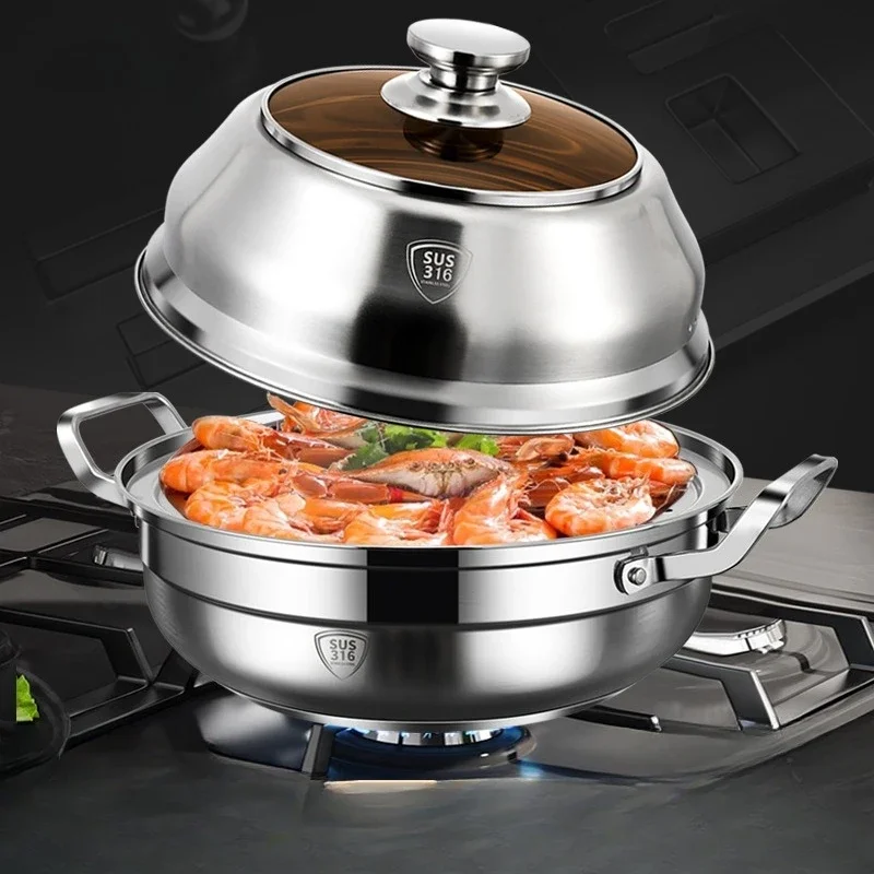 Induction Cooker Commercial - 해산물 찜솥 316 스테인리스 스틸 가정용