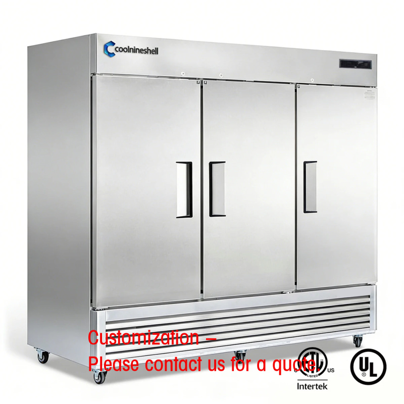Refrigerated Display Case - 맞춤형 82인치 상업용 냉장고 3단 50큐빅피트