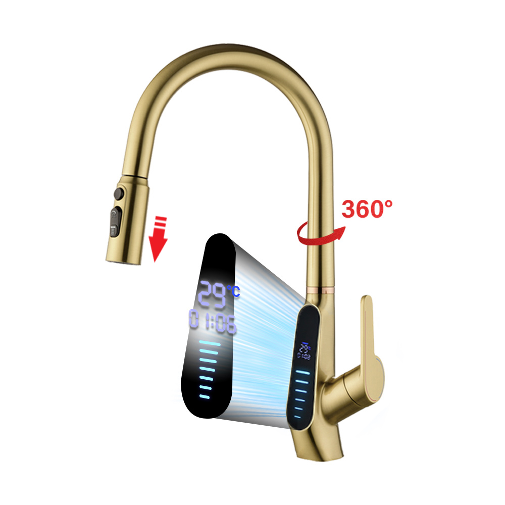 Commercial Kitchen Mixer Tap - 고품질 10년 보증 스마트 디지털 주방