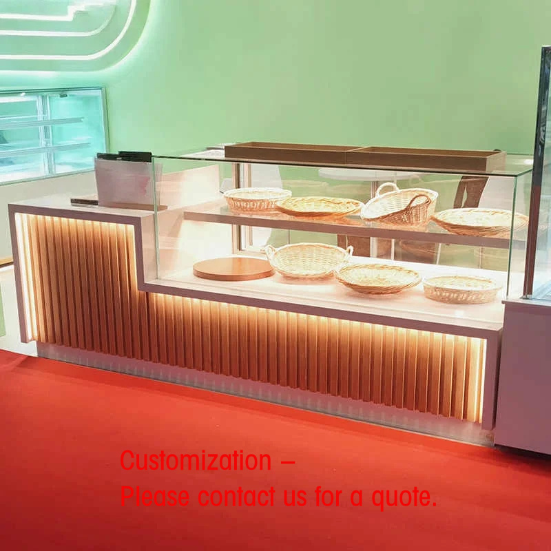 Refrigerated Display Case - 맞춤형 유리 백킹 LED 조명 및
