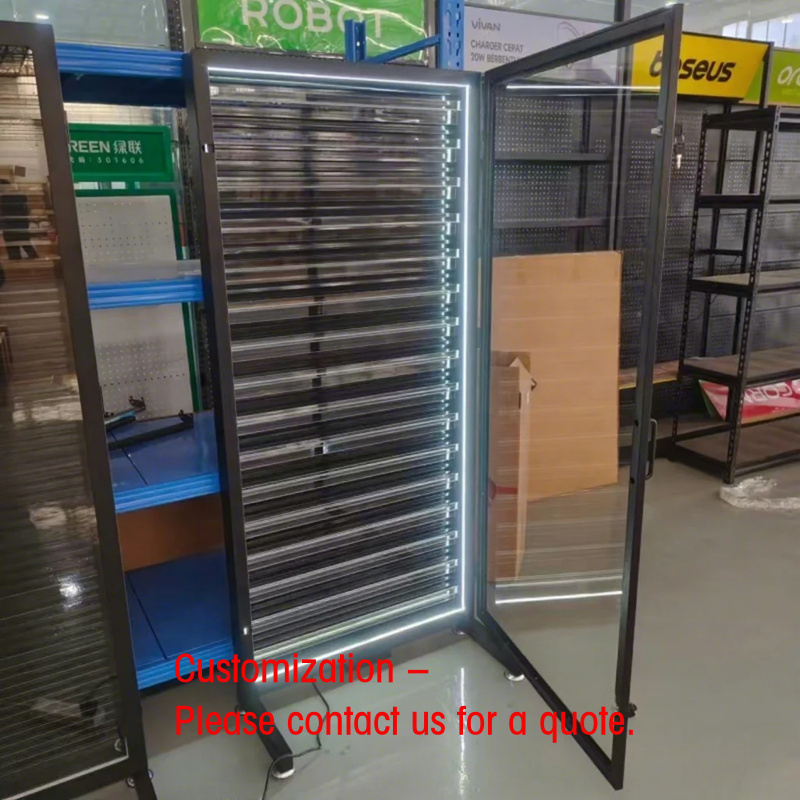 Refrigerated Display Case - 잠금 가능한 벽걸이 캐비닛 농구 하키