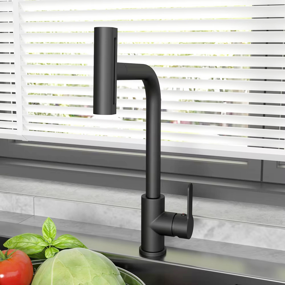 블랙 풀아웃 주방 싱크 수도꼭지 유연한 4가지 모드 스 - Commercial Kitchen Mixer Tap 리뷰 및 가격
