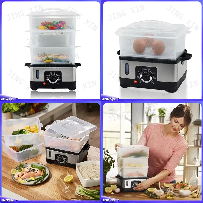 9L 3단 전기 음식 찜기 950W 240V 대용량 플 - Commercial Kitchen Parts & Service 리뷰 및 가격