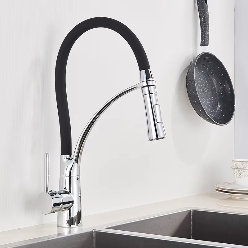 주방 싱크대 수도꼭지 풀다운 회전식 블랙 싱크 탭 온수 - Commercial Kitchen Mixer Tap 리뷰 및 가격