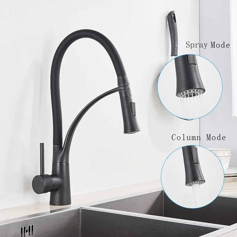 주방 싱크대 수도꼭지 풀다운 회전식 블랙 싱크 탭 온수 - Commercial Kitchen Mixer Tap 리뷰 및 가격