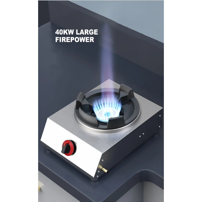 주방 가스레인지 싱글 가스 스토브 가정용 스테인리스 상 - Commercial Kitchen Stove 리뷰 및 가격