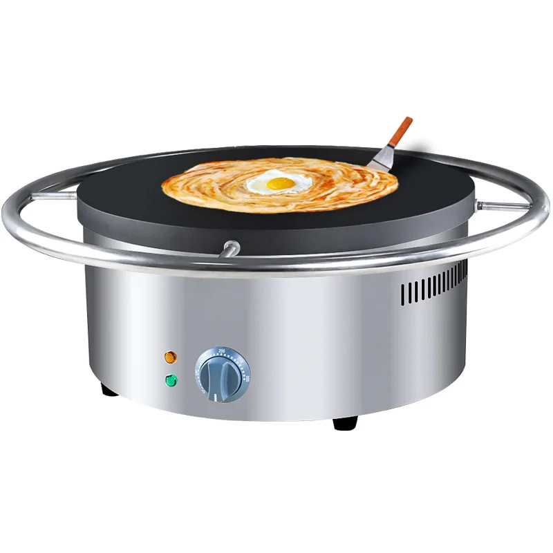 수동 회전식 전기 팬케이크 그릴, 전통 중국식 팬케이크 - Crepe Maker Griddle 리뷰 및 가격