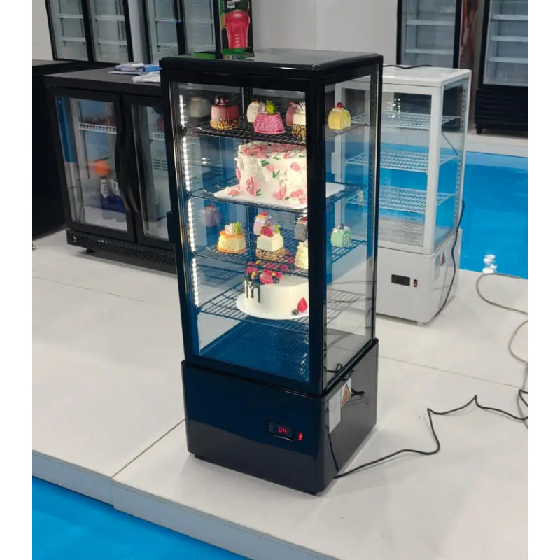 커스텀 업라이트 글래스 360 °   냉장 케이크 진열 - Refrigerated Display Case 리뷰 및 가격