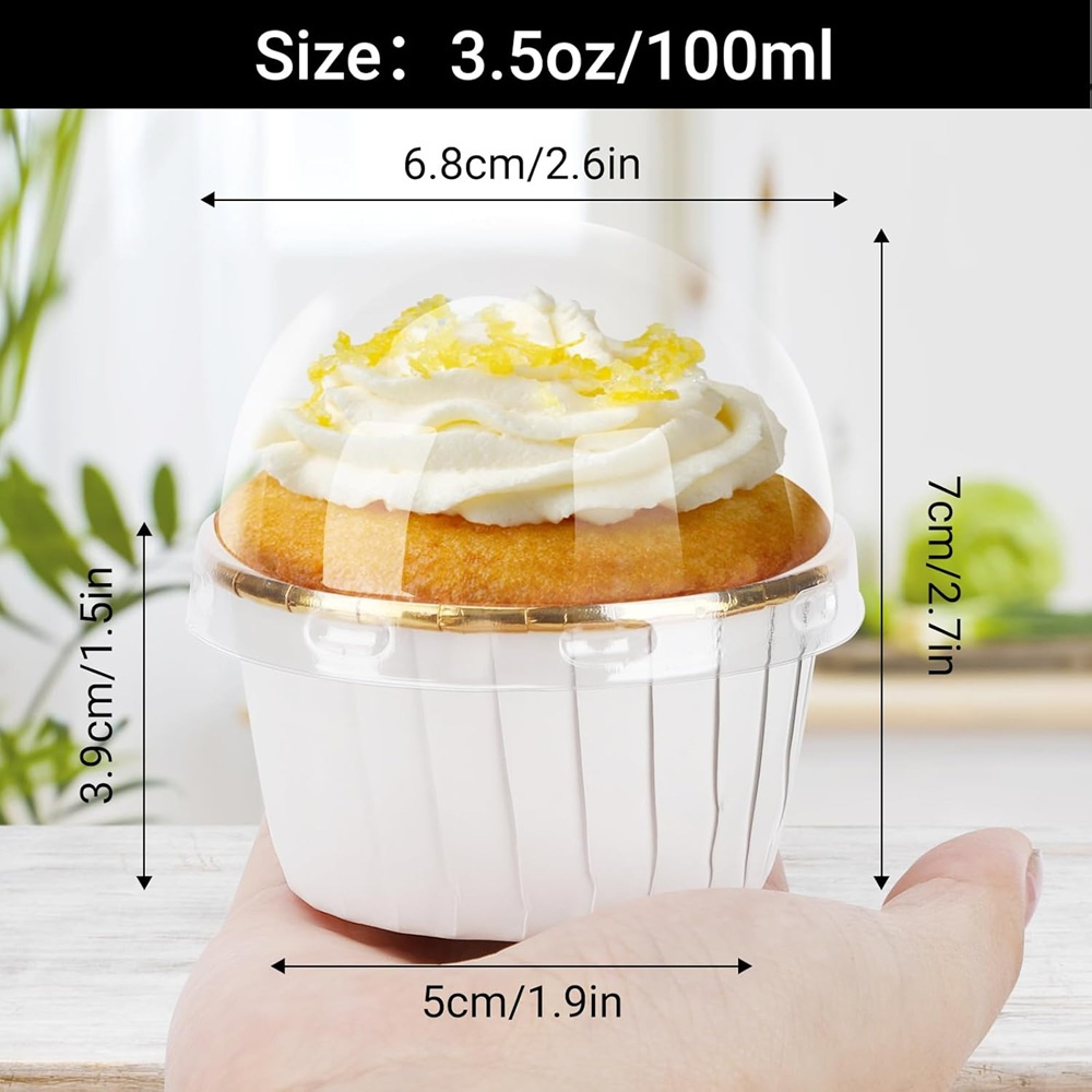 50개 머핀 컵 종이 컵케이크 래퍼 베이킹 컵 케이스  - Commercial Kitchen Equipment List 리뷰 및 가격