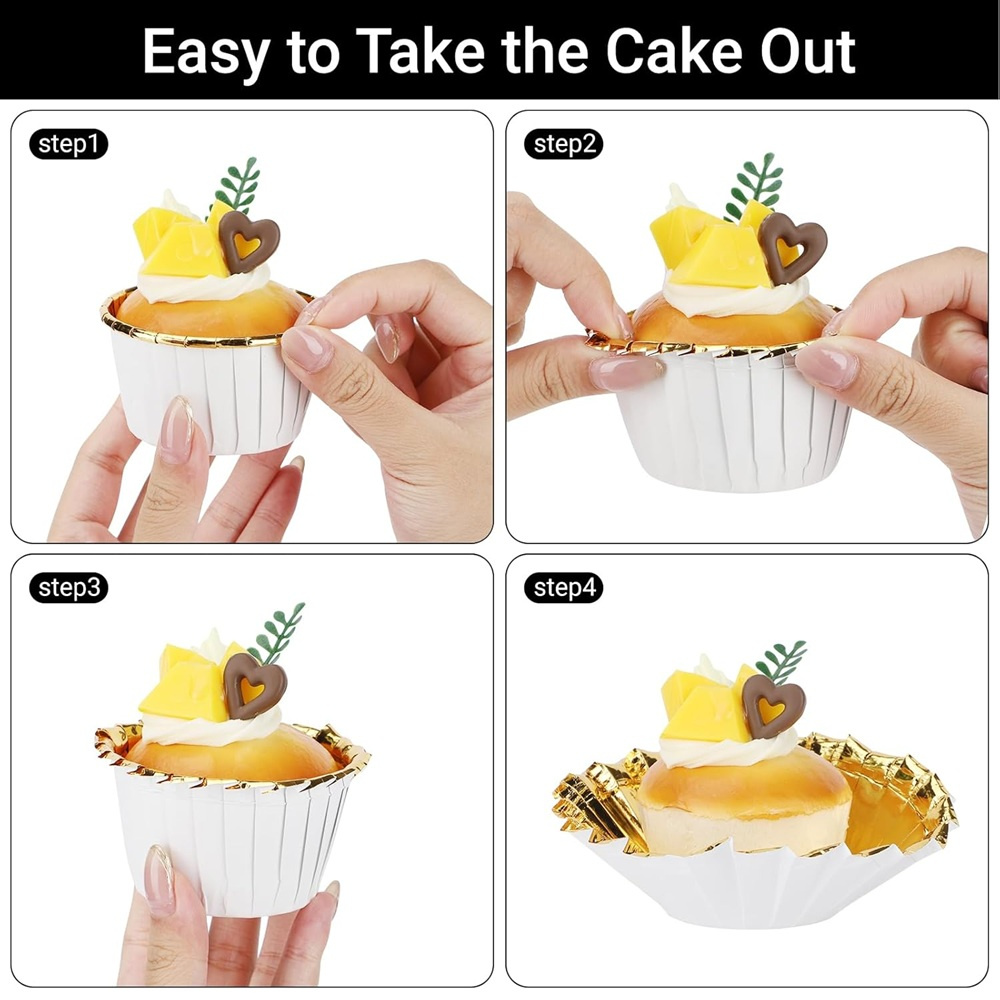 50개 머핀 컵 종이 컵케이크 래퍼 베이킹 컵 케이스  - Commercial Kitchen Equipment List 리뷰 및 가격