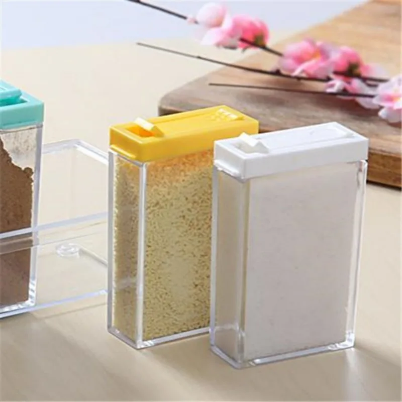 투명 조미료 6 그리드 조미료 상자 6 조각 세트 주방 - Commercial Kitchen Items 리뷰 및 가격