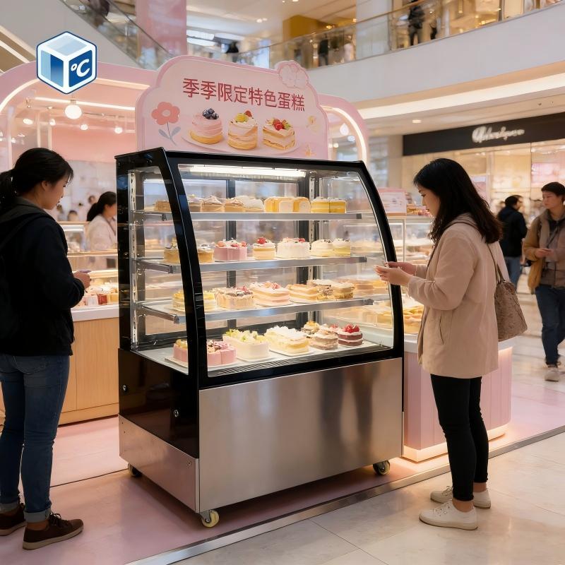 2단 상업용 케이크 디스플레이 냉장고 팬 냉각 R290 - Refrigerated Display Case 리뷰 및 가격