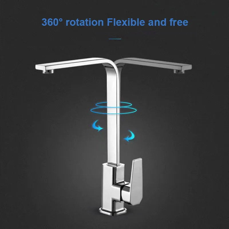 360 °   회전식 주방 싱크대 수도꼭지, 모던 싱글 - Commercial Kitchen Mixer Tap 리뷰 및 가격