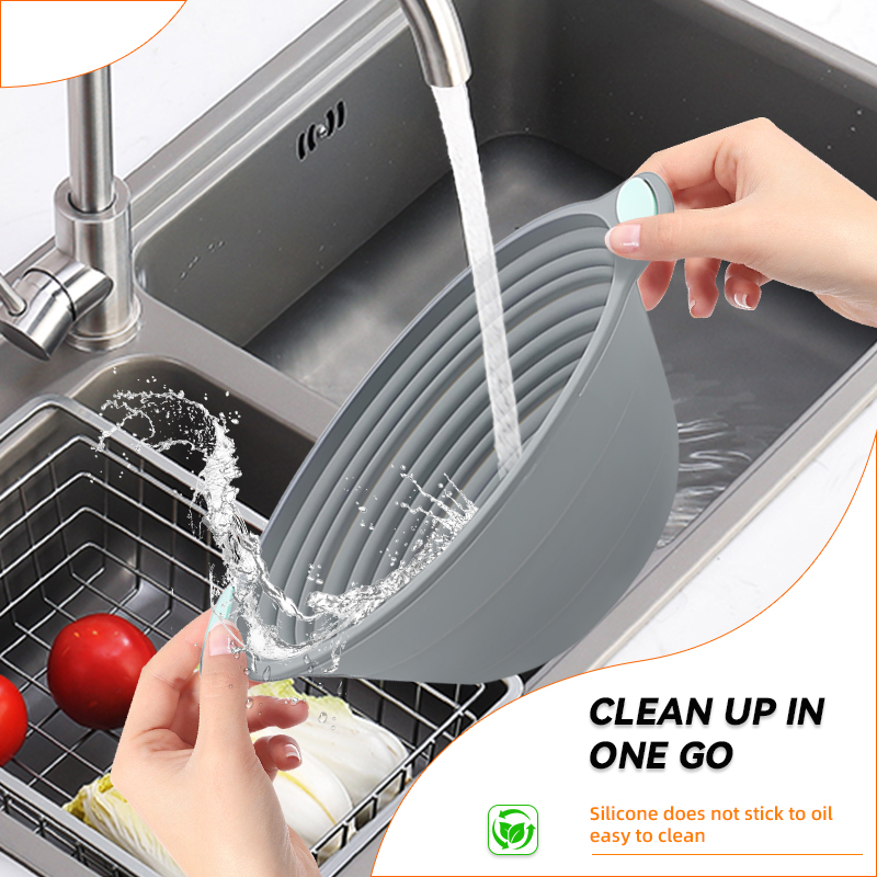 1PC 실리콘 접이식 반네통 빵 발효 바구니 - 사워도 - Commercial Kitchen Equipment List 리뷰 및 가격