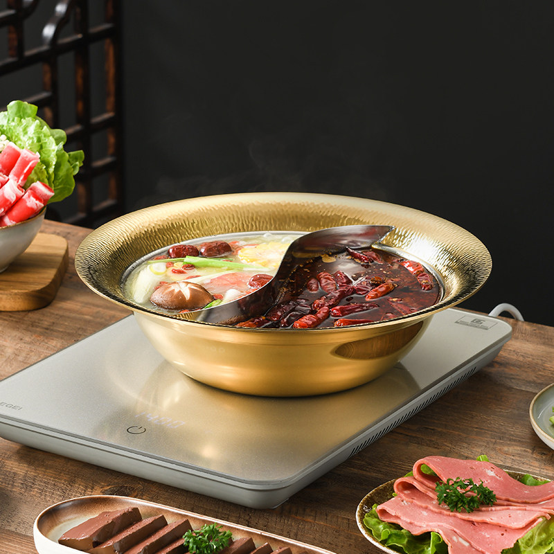 상업용 초강력 304 스테인리스 스틸 해머 패턴 이중  - Induction Cooker Commercial 리뷰 및 가격