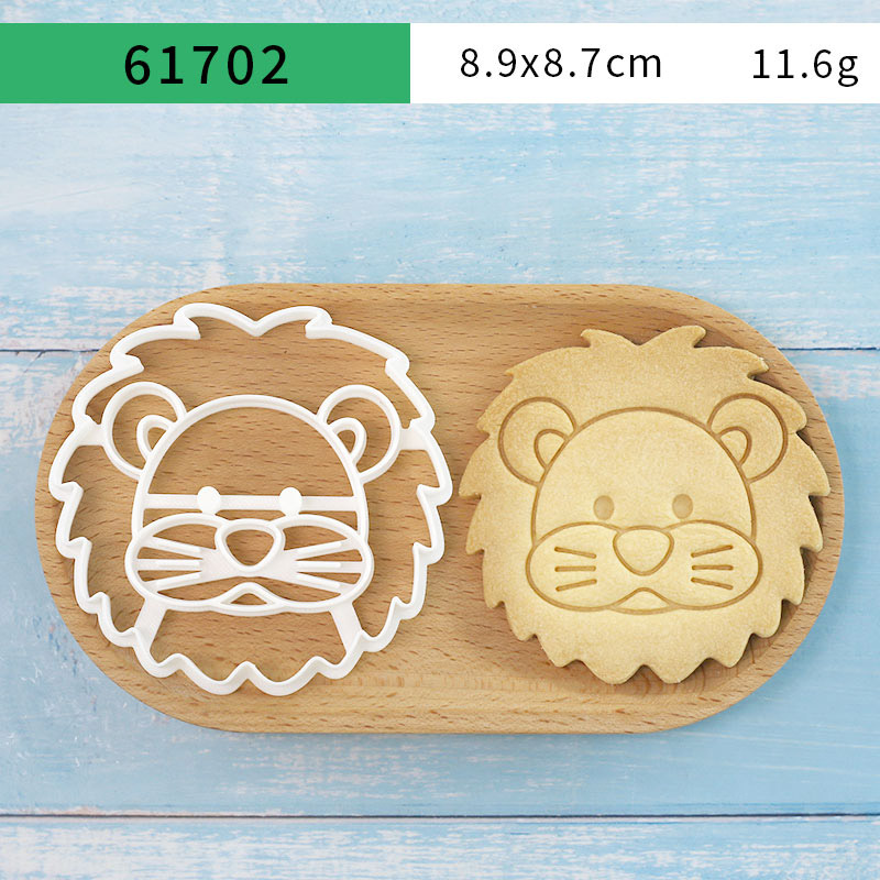 4개 동물 쿠키 커터 세트 3D 귀여운 사자 호랑이 기 - Commercial Kitchen Equipment List 리뷰 및 가격