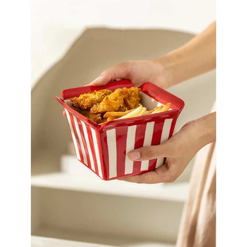 창의적인 사각형 세라믹 그릇, 가정용 식품 용기, 프렌 - Commercial Kitchen Items 리뷰 및 가격