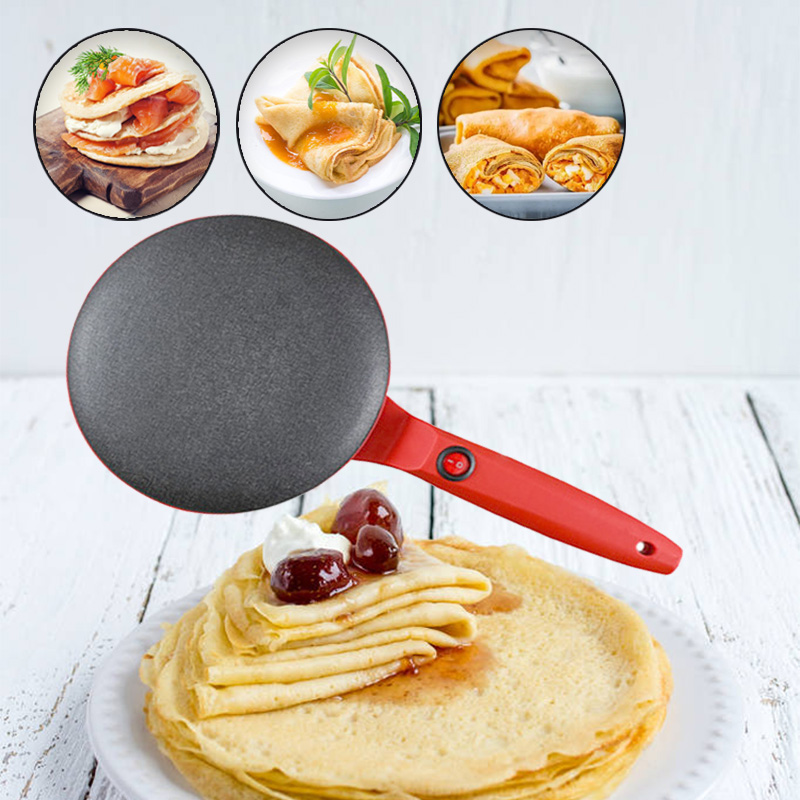 단면 가열 전기 크레페 메이커 가정용 화상 방지 손잡이 - Crepe Maker Griddle 리뷰 및 가격