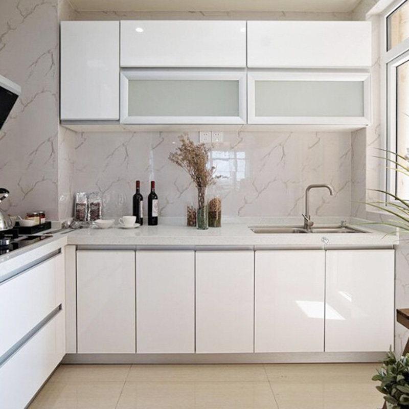 페인트 광택 흰색 캐비닛 벽 스티커 오래된 가구 데칼  - Commercial Kitchen Tiles 리뷰 및 가격