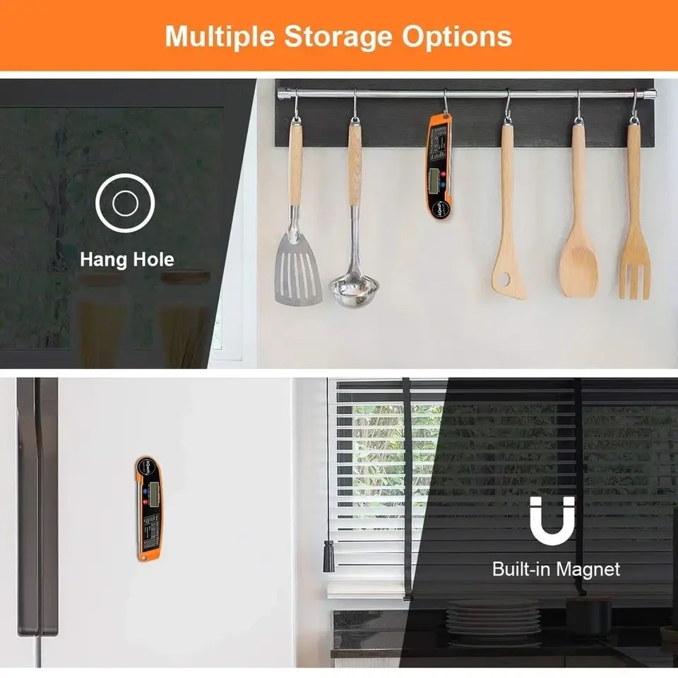 방수 디지털 주방용 식품/고기 온도계 (백라이트, 즉시 - Commercial Kitchen Equipment List 리뷰 및 가격