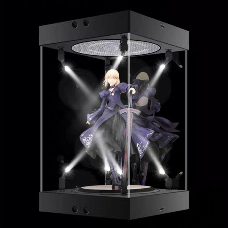 회전식 LED 스포트라이트 아크릴 박스 피규어 전시 케 - Refrigerated Display Case 리뷰 및 가격