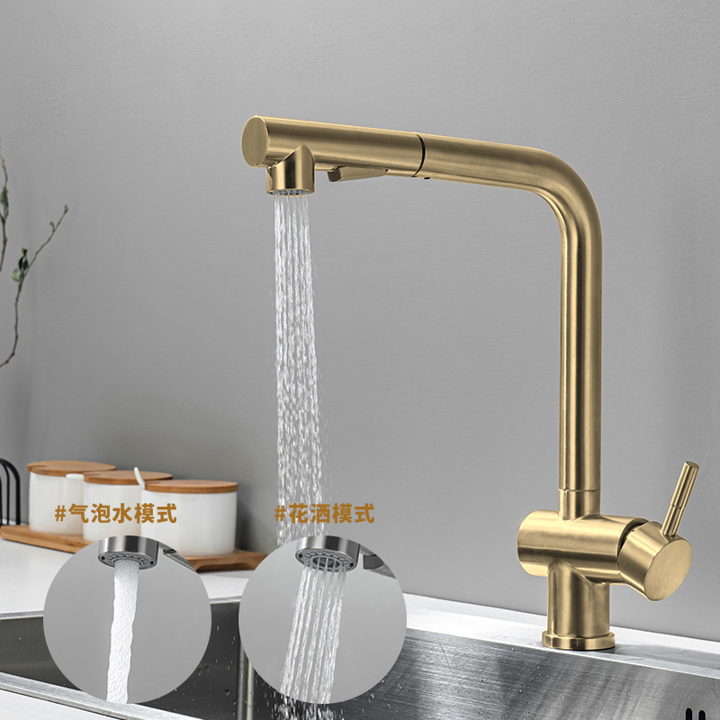 주방 수전용 온냉수 터치 스테인리스 스틸 풀아웃 싱크  - Commercial Kitchen Mixer Tap 리뷰 및 가격