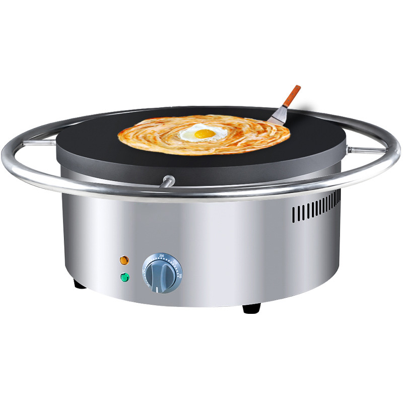 수동 회전식 전기 팬케이크 그릴, 전통 중국식 팬케이크 - Crepe Maker Griddle 리뷰 및 가격