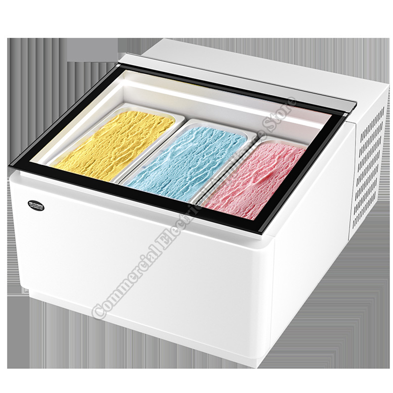 하드 아이스크림 디스플레이 캐비닛 LED -18~23  - Refrigerated Display Case 리뷰 및 가격